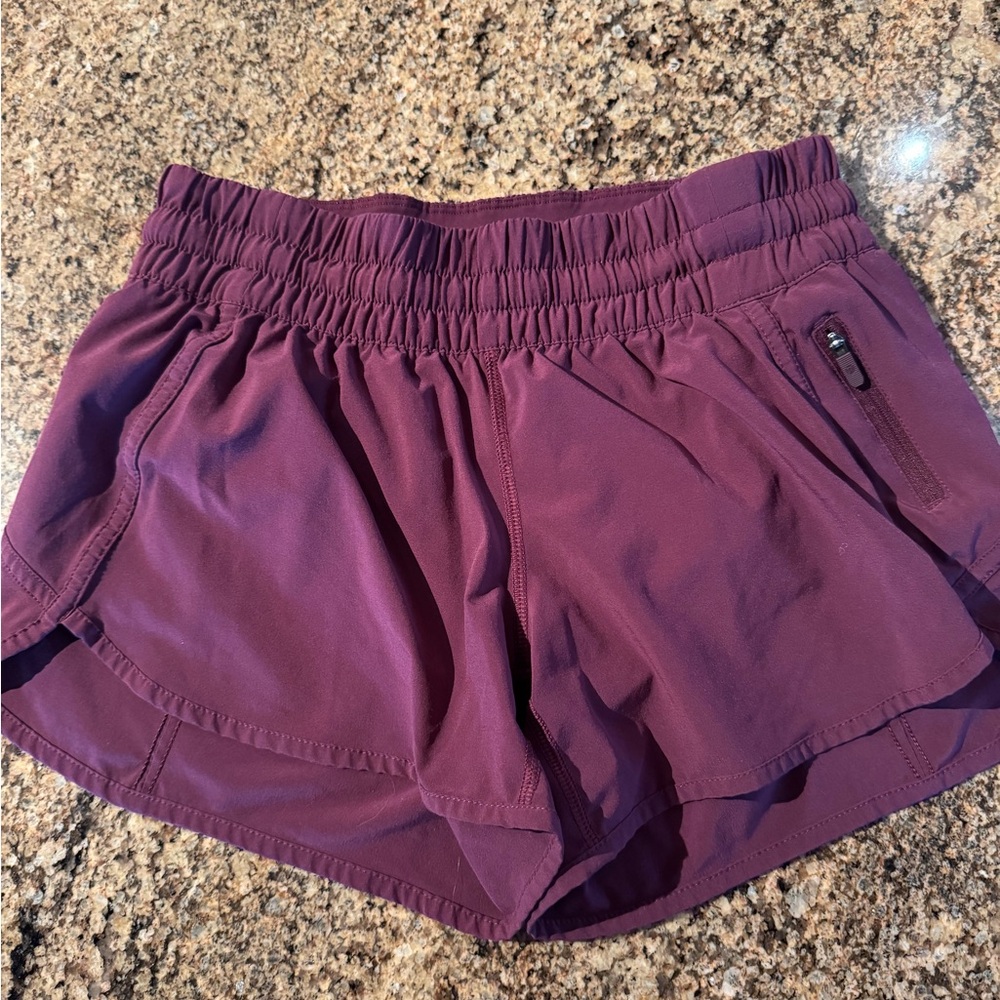 Women's Purple Lululemon Athletic Shorts - Picture 2 of 5